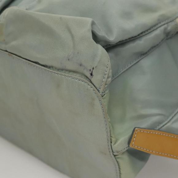 PRADA Backpack Nylon Light Blue Silver Auth 134383 - Picture 15 of 16